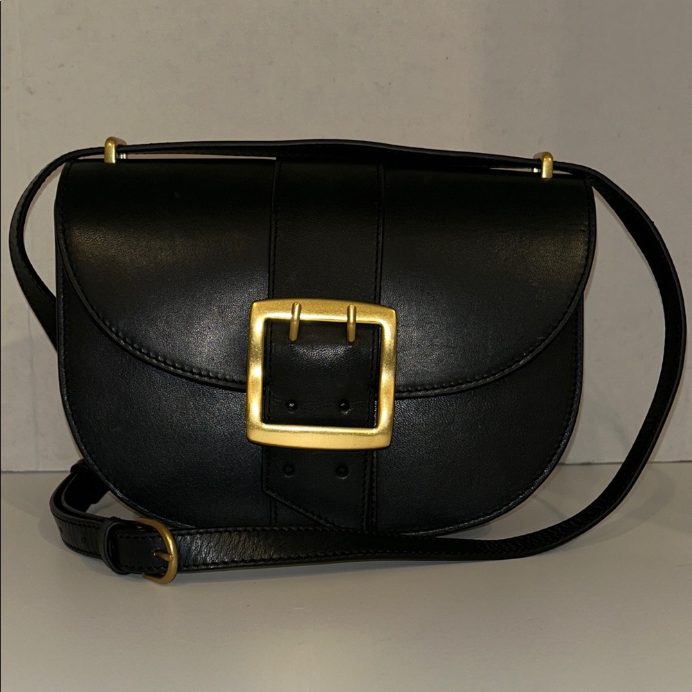 Vince Camuto Kapis Crossbody black leather handbag